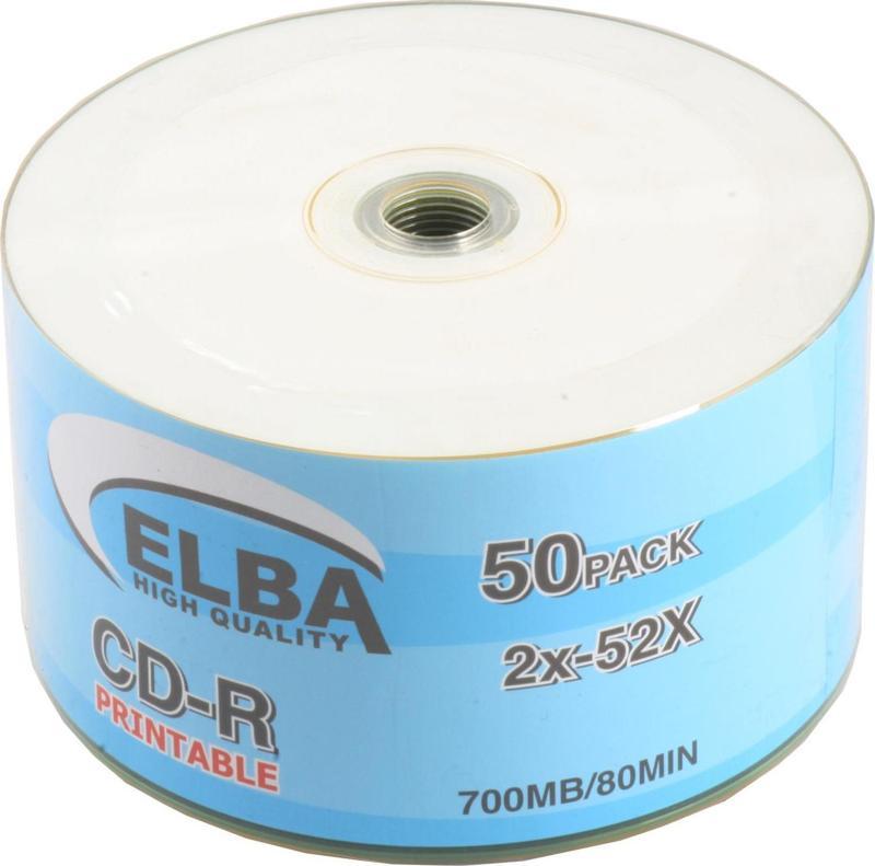 CD-R 700MB-80MIN Printable 50li Shrink