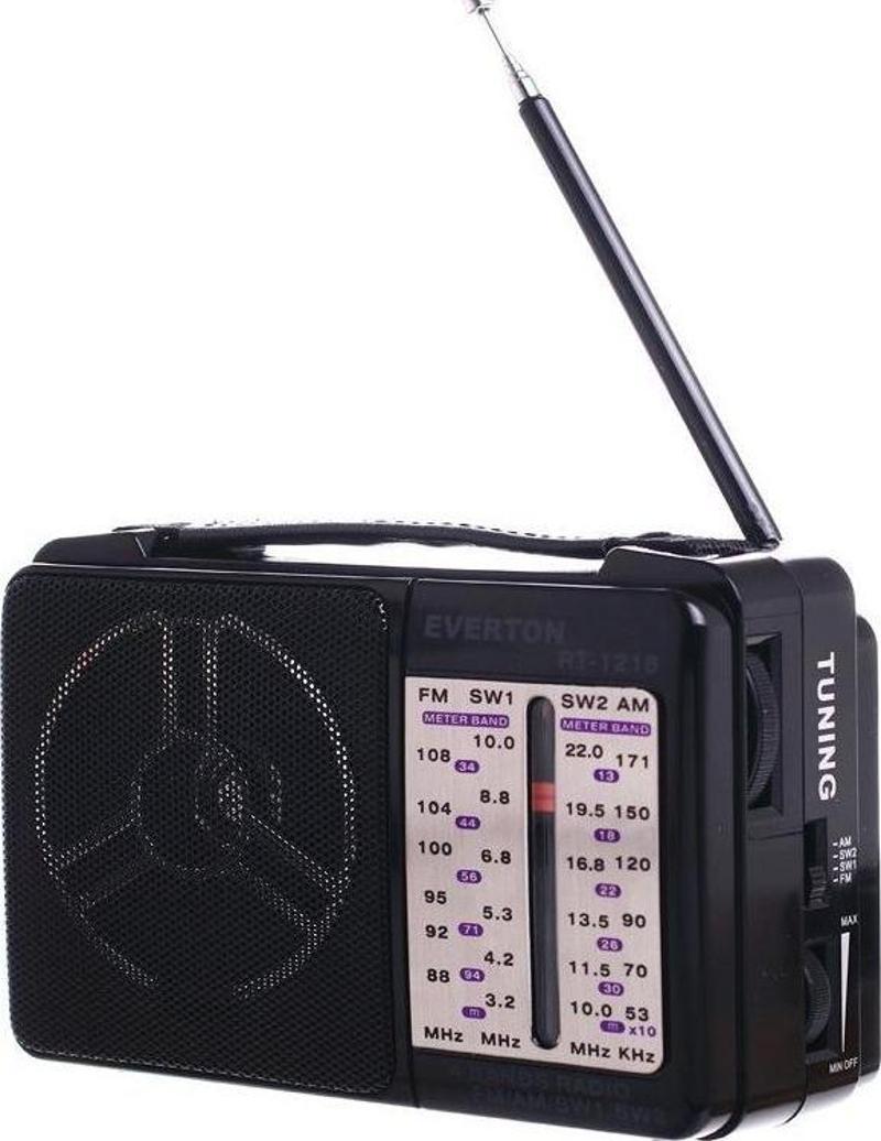 RT-1218 Fm/Am/Sw1-2 4Band Dünya Radyosu