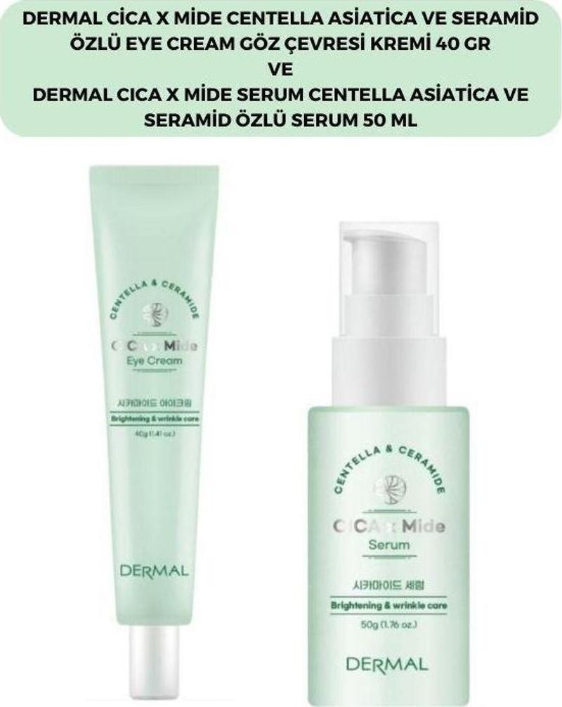 Cıca X Mide Centella Asiatica Özlü Göz Çevresi Kremi ve Serum