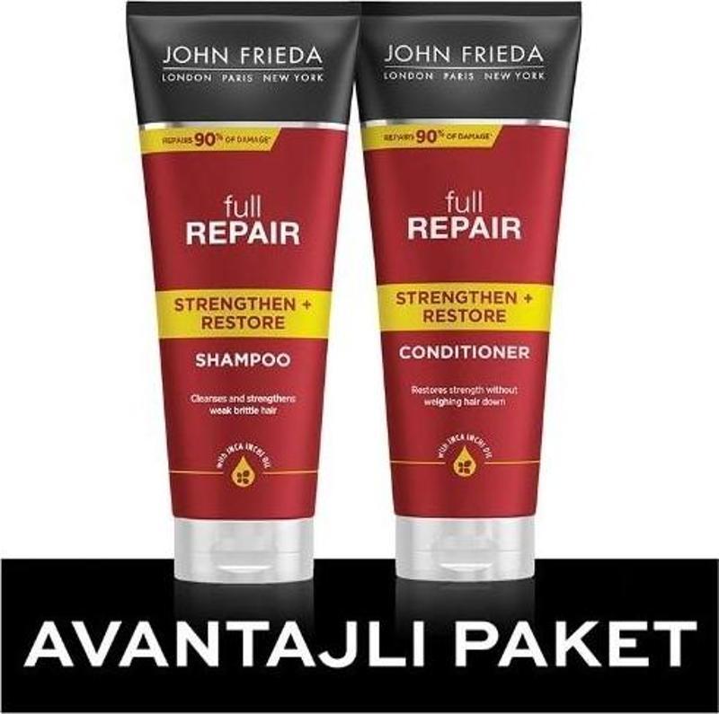 JOHN FRIEDA FULL REPAIR BUNDLE ŞAMPUAN + KREM SET