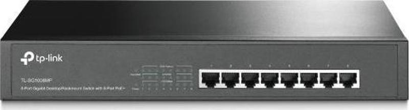 TL-SG1008MP 8 Port Poe+ 10-100-1000 Mbps Switch Çelik Kasa Rack Mount