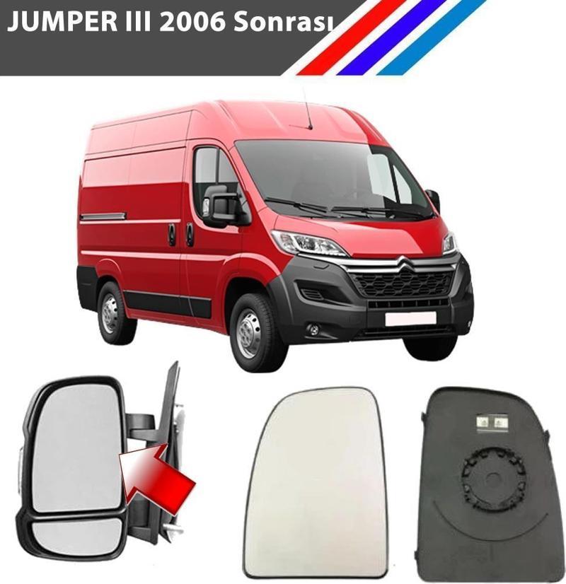 Citroen Jumper 3 Sağ Dış Ayna Üst Camı Yolcu Tarafı Isıtmalı