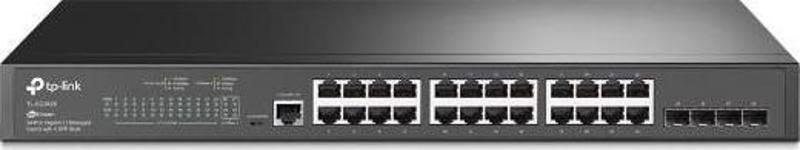 TL-SG3428 24 Port 10-100-1000 Switch 4 Port SFP L2 Çelik Kasa Rack Mount