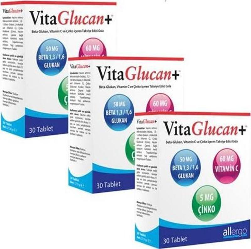 VitaGlucan 30 Tablet-3 Adet