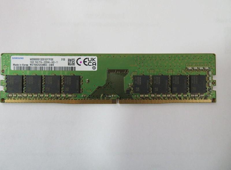 M378a2g43bb3-cwe 16gb Ddr4 Pc4-25600u 3200aa Dımm Masaüstü Ram bellek