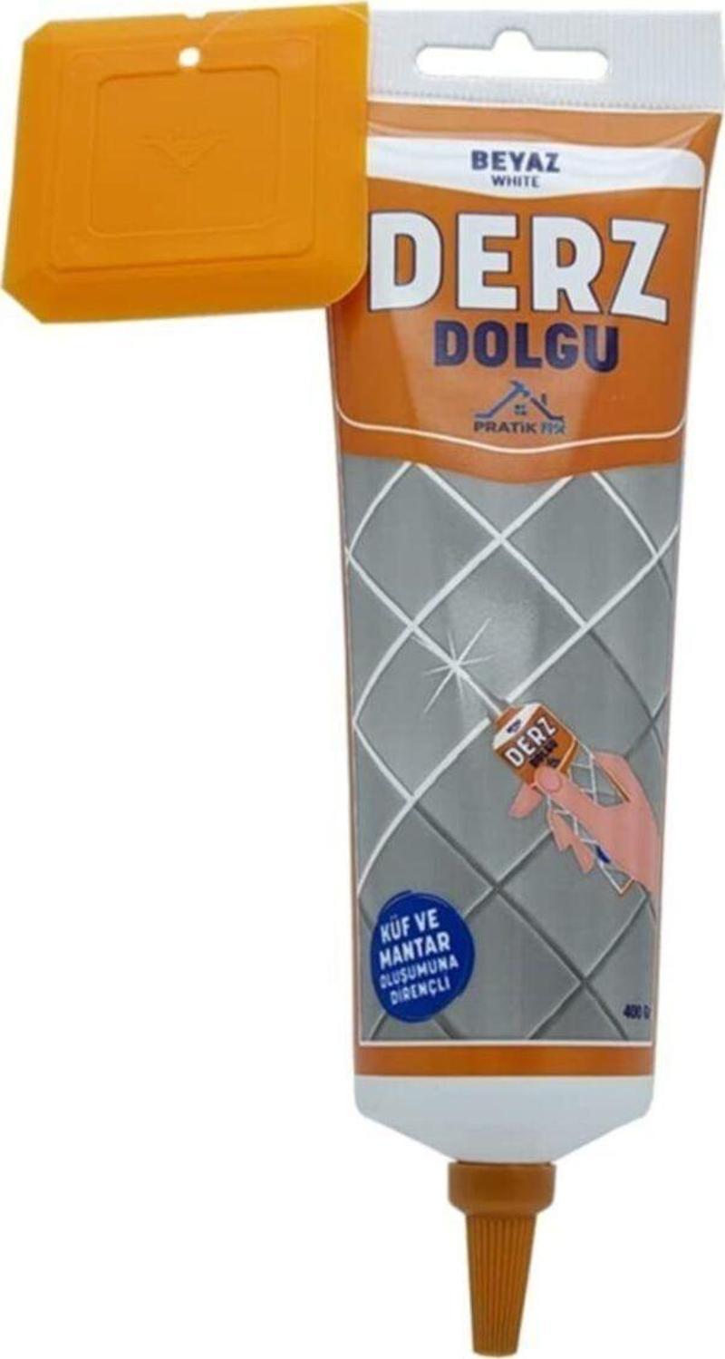 Pratik Gaga Uçlu Hazır Derz Dolgu Beyaz 400 Gr 2 Adet (küf Ve Mantara Dirençli)