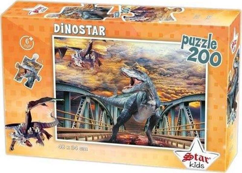 Dinostar, 200 Parça Puzzle