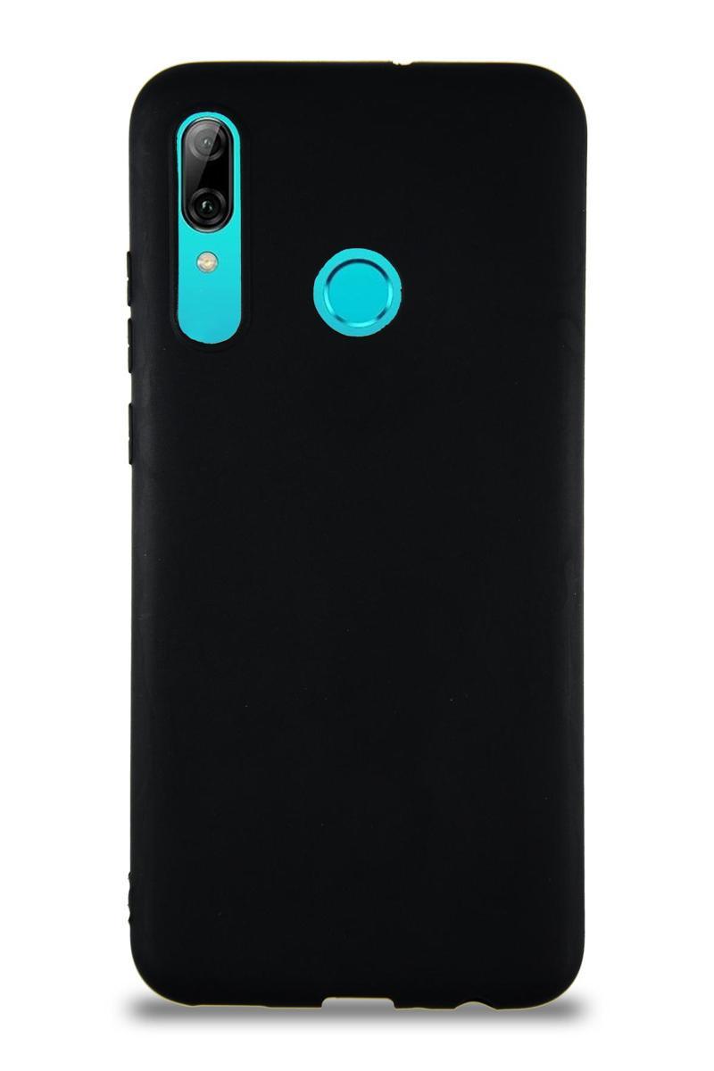 KZY İletişim Huawei P Smart 2019 Kılıf Soft Premier Renkli Silikon Kapak - Siyah