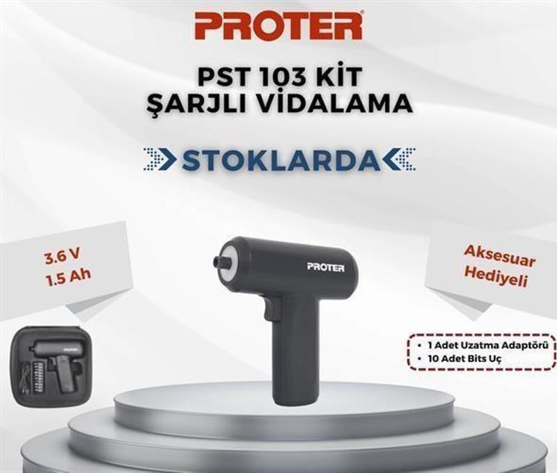 PST 103 KIT ŞARJLI VİDALAMA SET