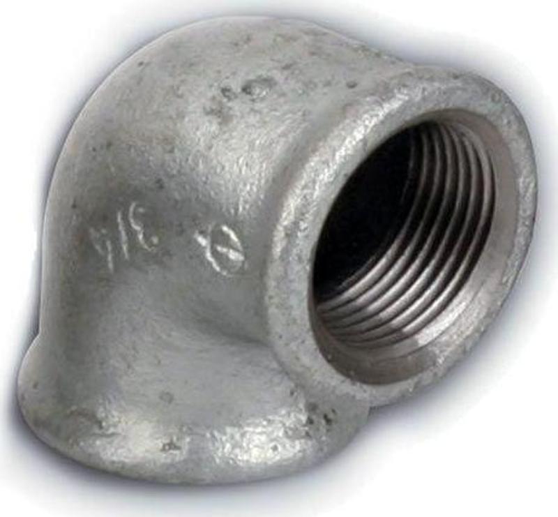 1.1/2'' Galvaniz Dirsek