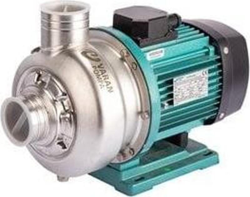 DWK037T Açık Çarklı Komple Paslanmaz AISI 316 Santrifüj Pompa Trifaze 0.5 Hp 11 mss 5 m³/h