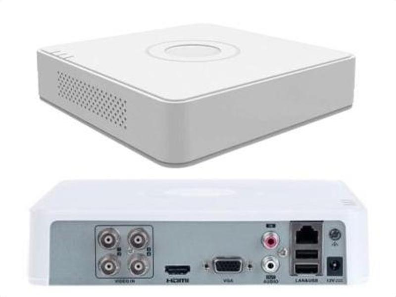 Hıkvısıon Ds-7104hQhı-k1, 4kanal, 4mpix, H265+, 1 Hdd Desteği, 5in1 Dvr Cihazı