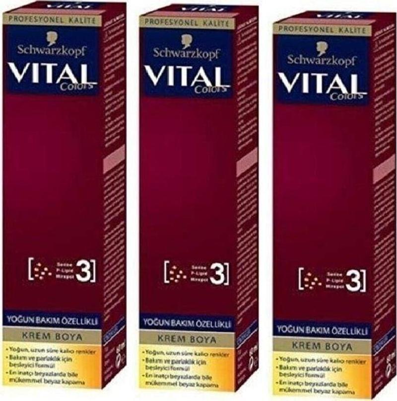 7-56 Karamel Kumral Saç Boyası X 3 Adet