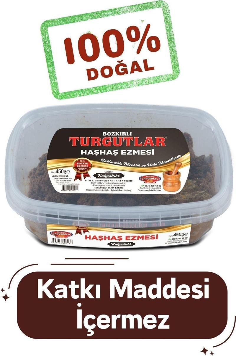 Doğal Haşhaş Ezmesi 450 Gr Katkı Maddesi Içermez