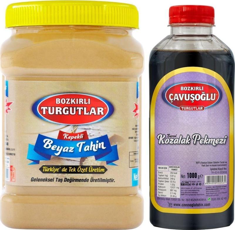 Turgutlar Kepekli Beyaz Tahin 930G Andız Pekmezi 930G