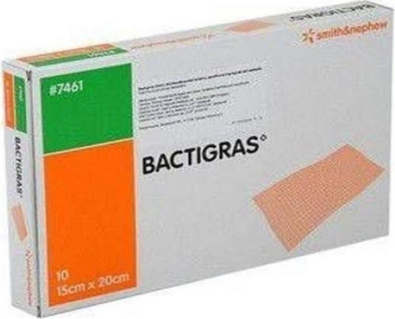 Bactigras 15X20 Yara Örtüsü Antiseptik Sargı Yara Bakım Örtüsü