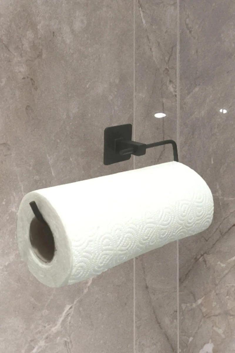 Rulo Havluluk Peçetelik Yapışkanlı Pratik Banyo Mutfak Askısı Kağıt Rulo Havluluk