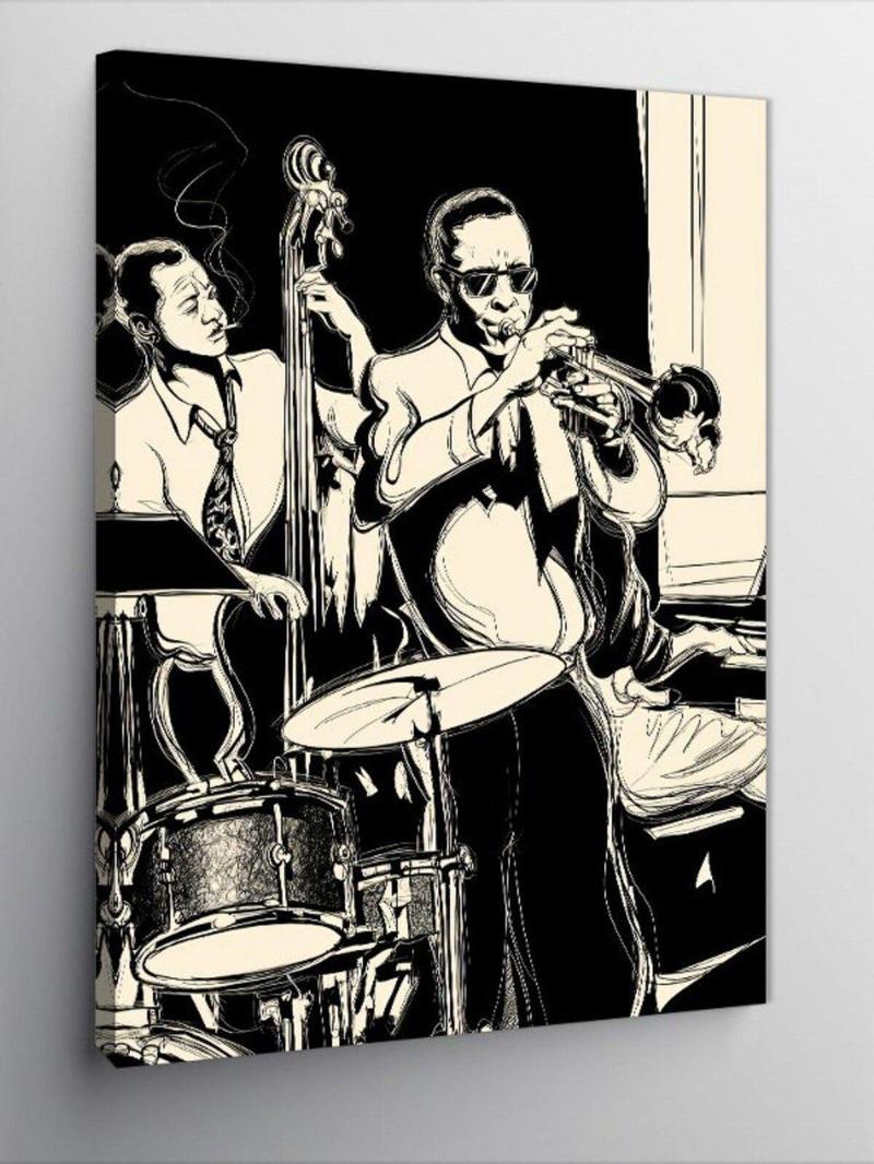 Kanvas Tablo Jazz Caz Müzik