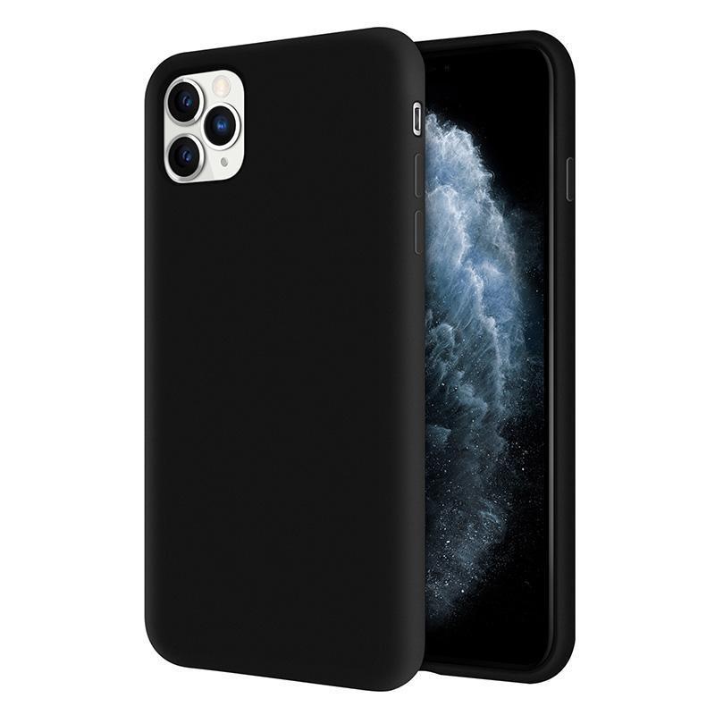 KZY İletişim KZY İletişim Apple İphone 12 Pro Max Kapak İçi Kadife Soft Logosuz Lansman Silikon Kılıf - Siyah