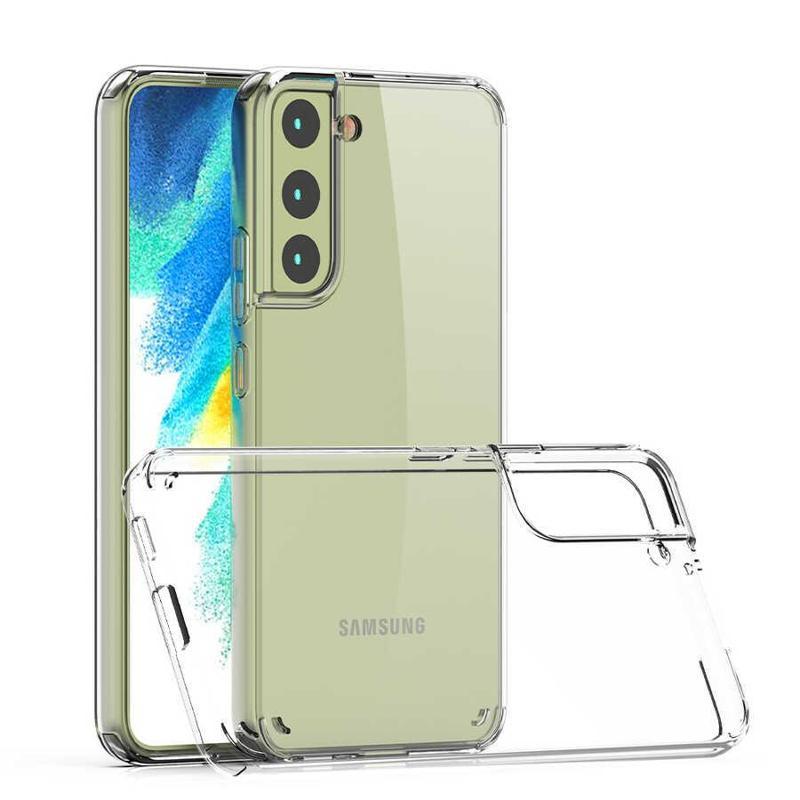 KZY İletişim Samsung Galaxy S22 Plus Kapak Şeffaf Sert Silikon Kılıf