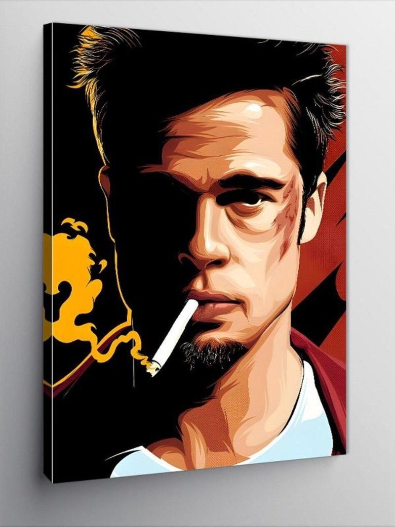 Kanvas Tablo Tyler Durden Fight Club