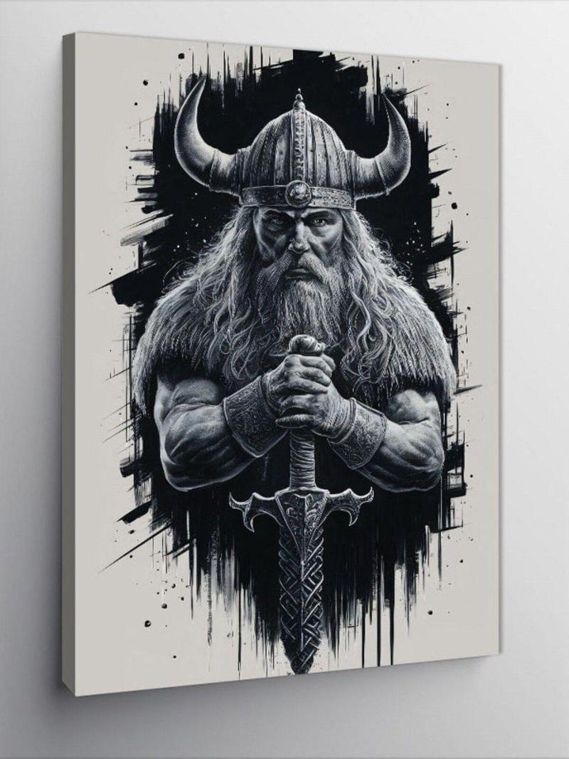 Kanvas Tablo Vikingli Adam