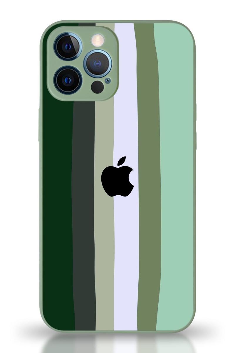 Kılıfmania Apple iPhone 12 Pro Max Uyumlu Kamera Korumalı Cam Kapak - Yeşil