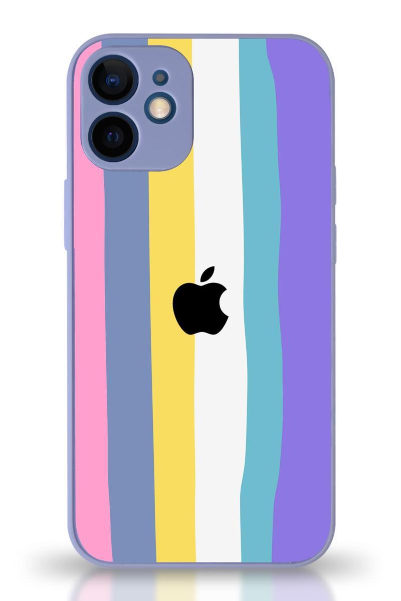 Kılıfmania Apple iPhone 12 Uyumlu Kamera Korumalı Cam Kapak - Lila