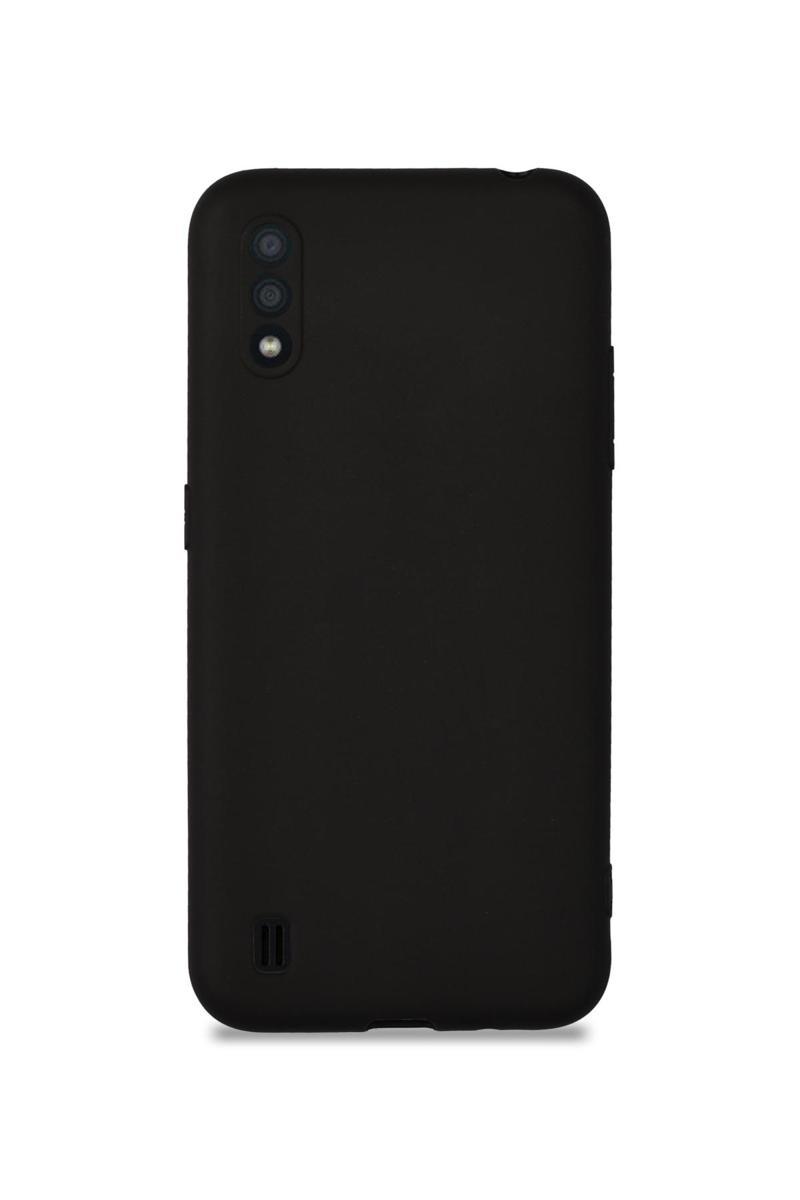 KZY İletişim Samsung Galaxy M01 Kılıf Kamera Korumalı Premier Silikon Kapak - Siyah