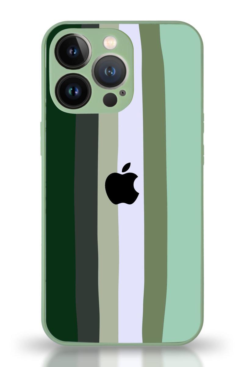 Kılıfmania Apple iPhone 13 Pro Max Uyumlu Kamera Korumalı Cam Kapak - Yeşil