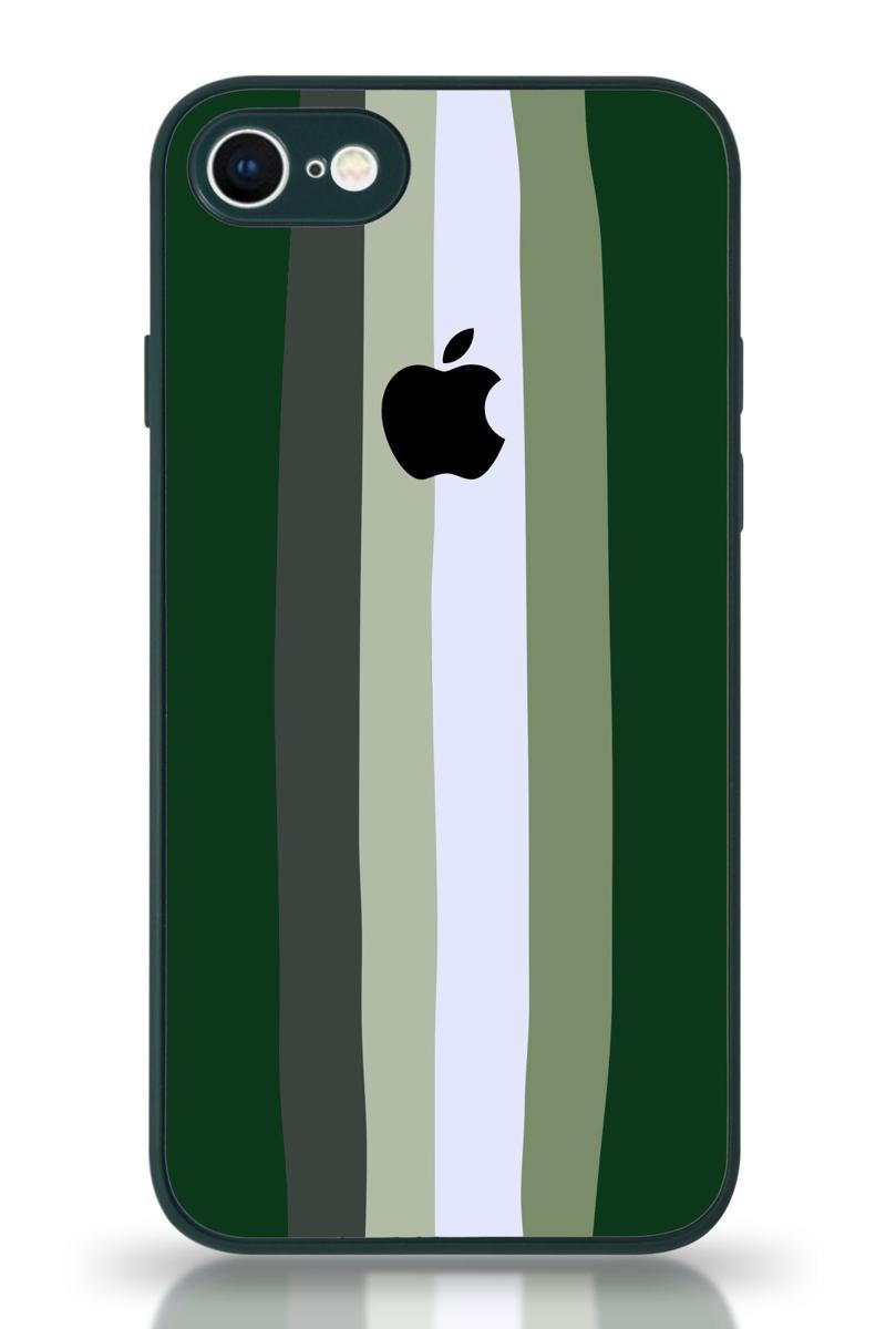 Kılıfmania Apple iPhone 7 Uyumlu Kamera Korumalı Cam Kapak - Haki