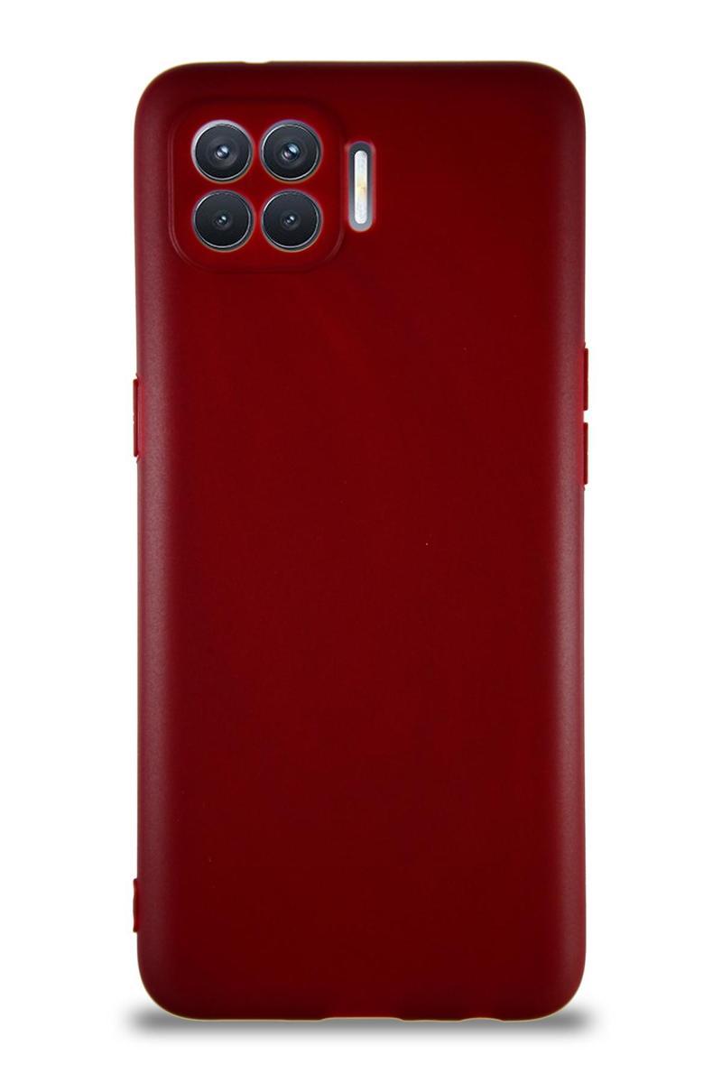 KZY İletişim Oppo Reno 4 Lite Kılıf Soft Premier Renkli Silikon Kapak - Mürdüm