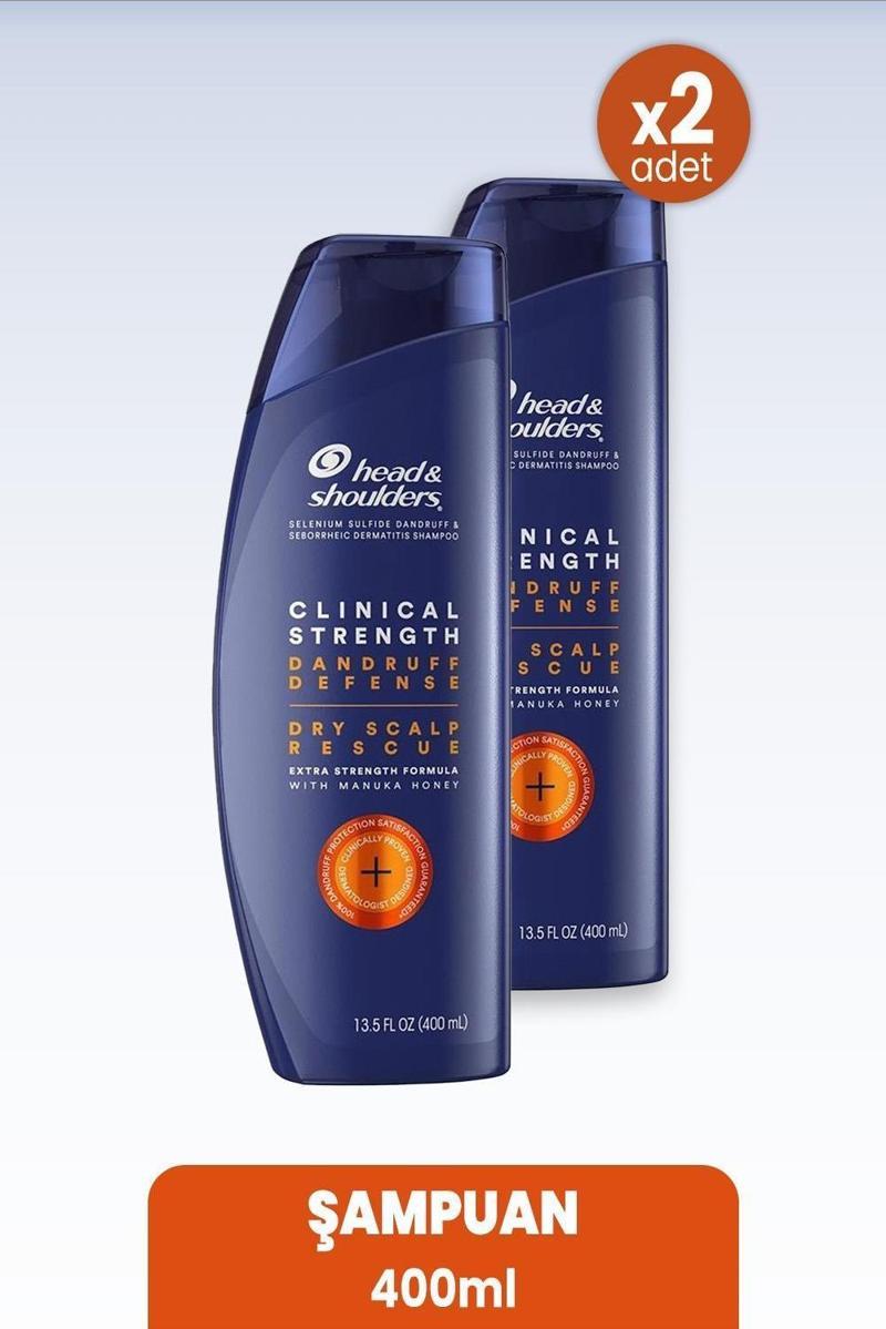 Head & Shoulders Clinical Strength Şampuan 400 ml x 2 Adet