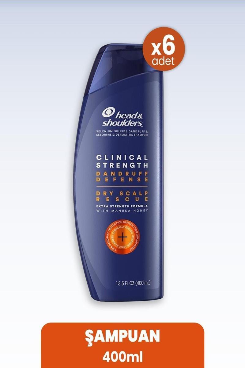 Head & Shoulders Clinical Strength Şampuan 400 ml x 6 Adet