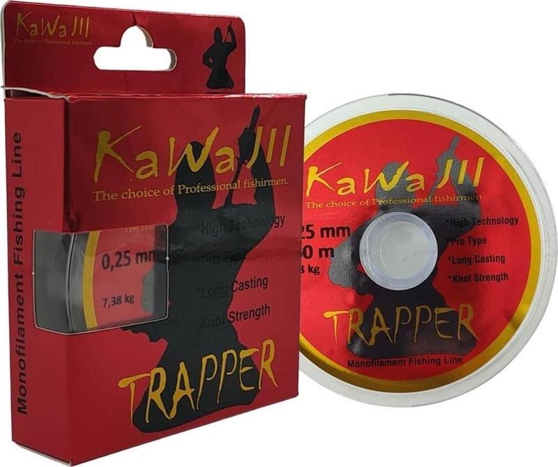 Kawa Jıl Trapper 300M Şeffaf Monofilament Misina