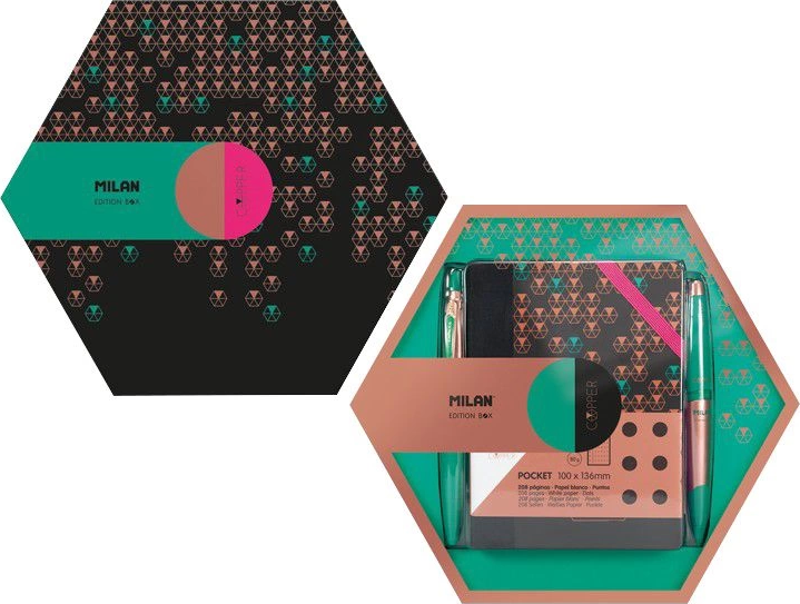 MILAN 8741 COPPER ALTIGEN YEŞİL HEDİYE SETİ