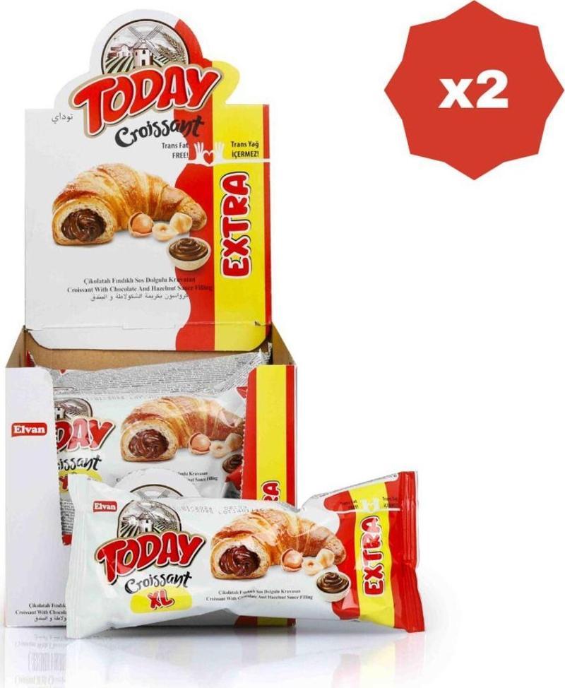 Today Kruvasan Çikolatalı 62 Gr 12 Adet (2 Kutu)