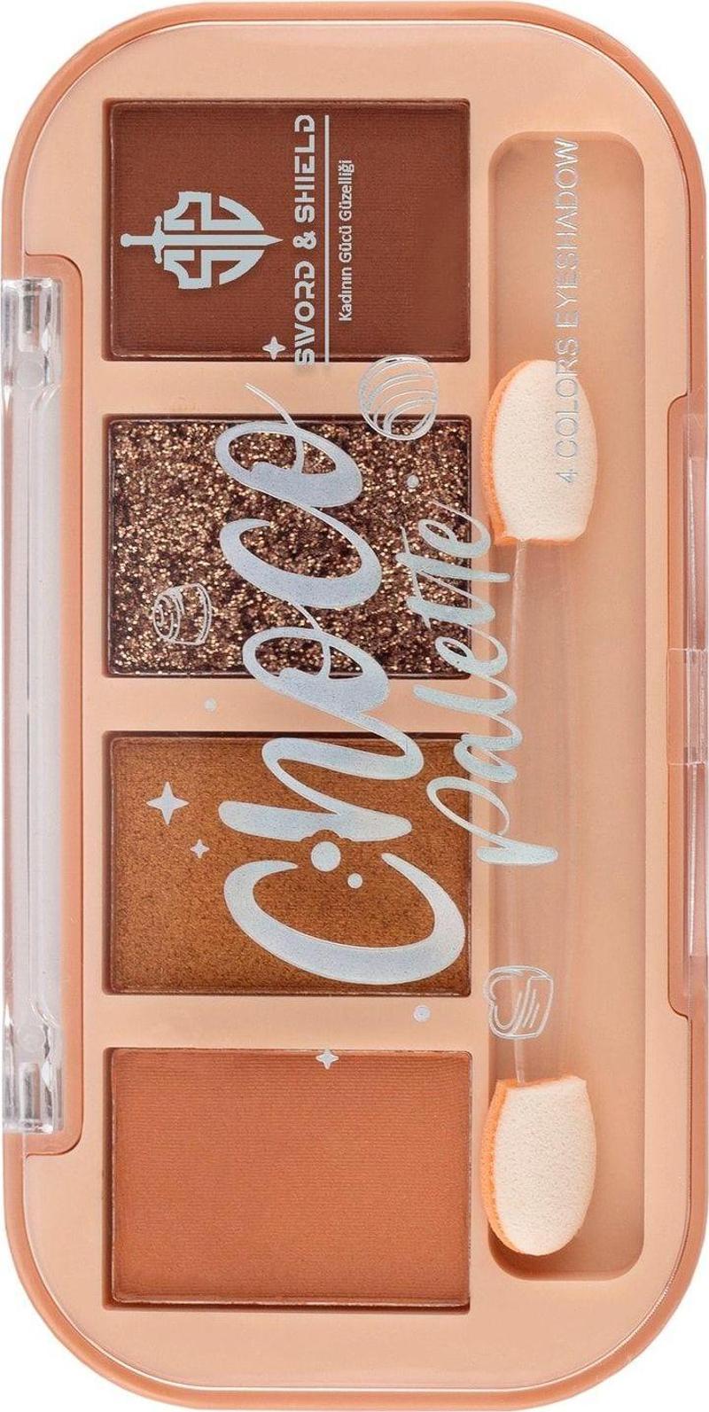 S&S Choco Glitter 4 Renkli Göz Farı 02