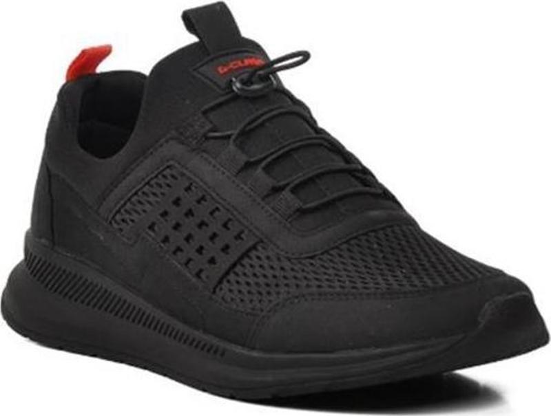 610-24 Trend Fashıon Sneakers Erkek Ayakkabı Siyah Kırmızı