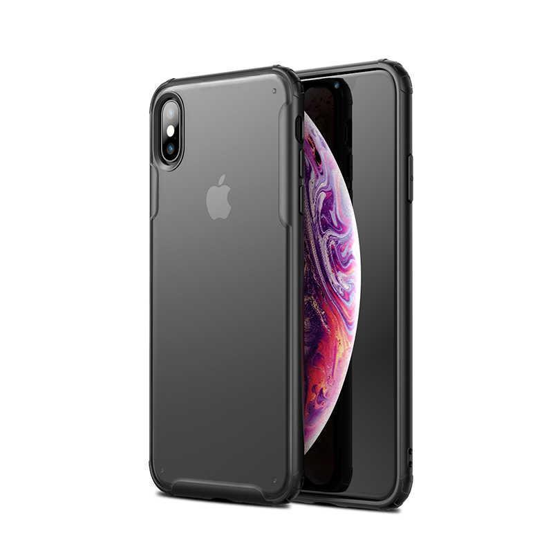KZY İletişim Apple iPhone X Kılıf Renkli Silikon Kenarlı Köşe Korumalı Private Kapak - Siyah