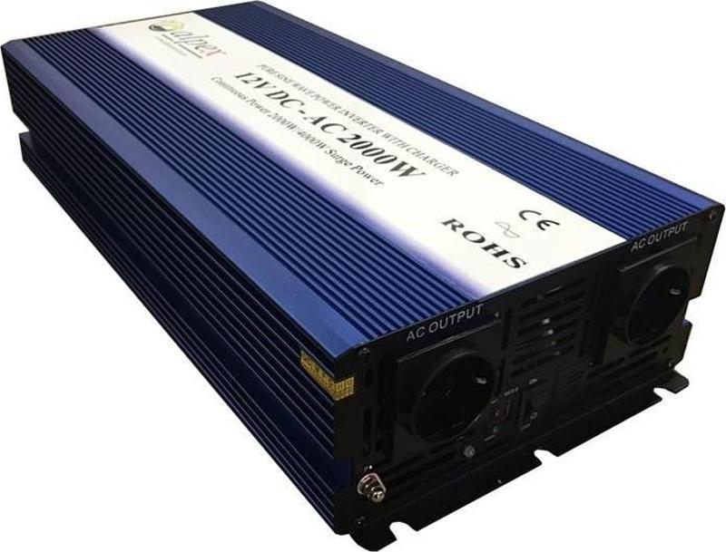 2000 W 12 Volt UPS Akü Şarjlı Tam Sinüs Inverter