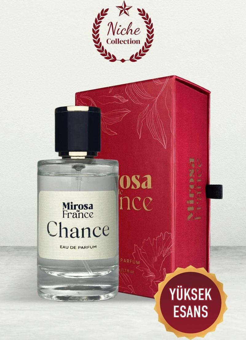 De France Chance Niche Collection Yüksek Kalıcı Kadın Parfum Edp Premium Kutu 50Ml N107