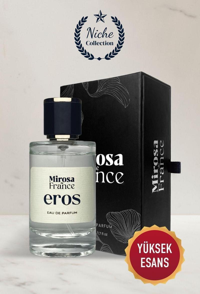 De France Eros Niche Collection Yüksek Kalıcı Erkek Parfum Edp Premium Kutu 50Ml N501