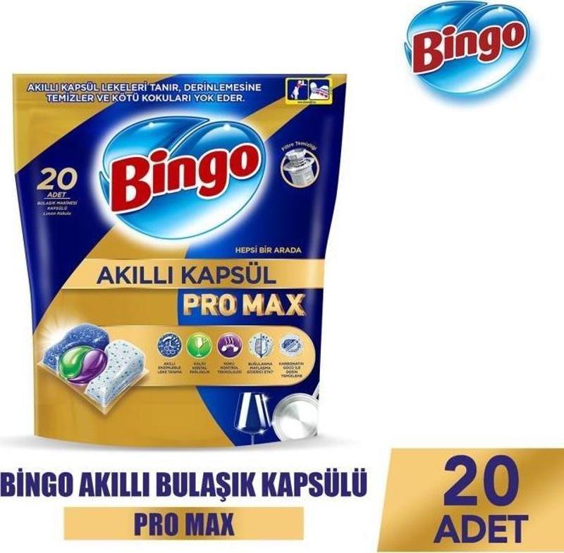 Akıllı Kapsül Pro Max Bulaşık Makinesi Deterjanı Tableti 20'li