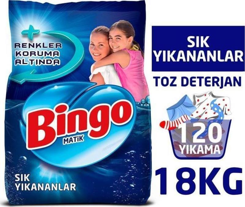 Matik Toz Çamaşır Deterjanı 9 Kg Ekonomi Paketi 2'li