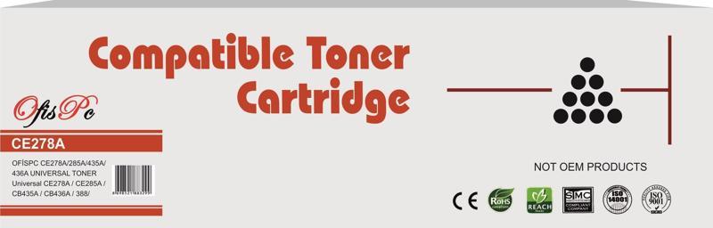 Hp CE278A-CB435A-CB436A-CE285A Muadil Unıversal Toner P1005-P1505-P1102