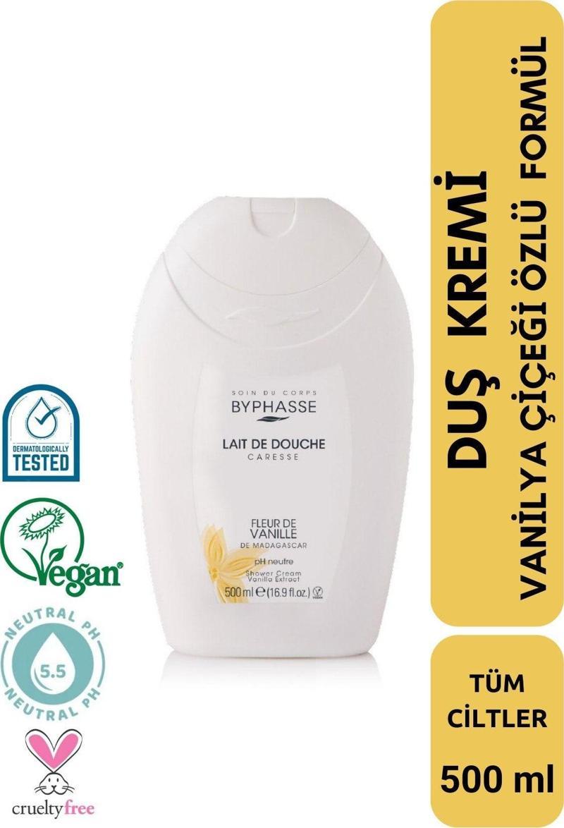 Caresse Vanilya Çiçeği Özlü Duş Kremi 500ml