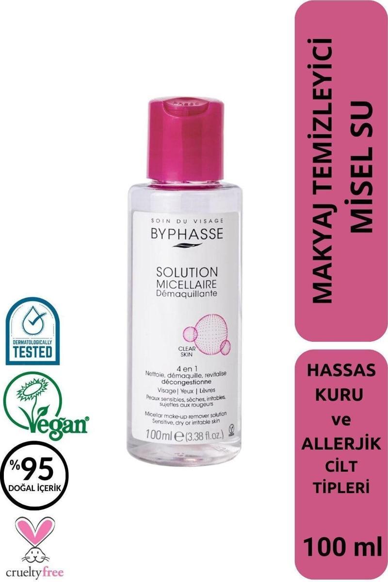 Micellar Yüz ve Makyaj Temizleyici Misel Su Kuru,Hassas ve Allerjiye Meyilli Ciltler 100ml