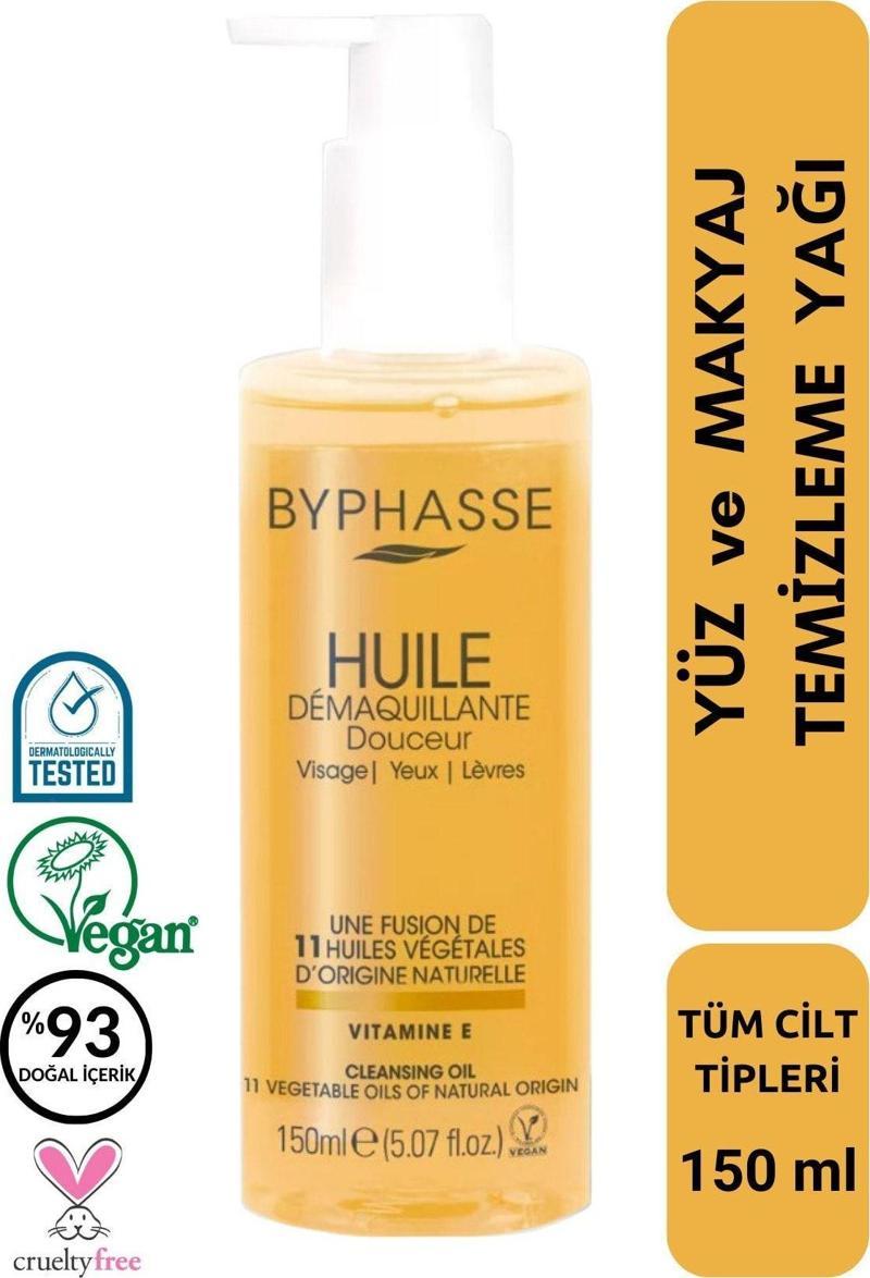 Yüz ve Makyaj Temizleme Yağı Tüm Cilt Tipleri 150ml