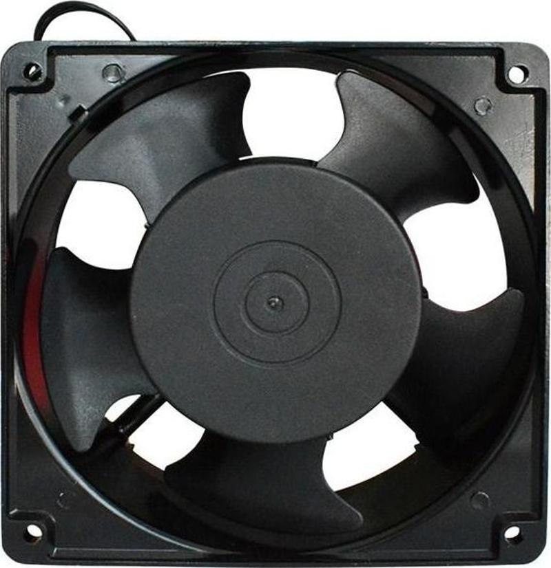 FAN-12038M 120x120x38mm 220V Metal Kasa 5 Kanatlı